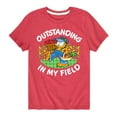 thumbnail image 1 of Garfield - Outstanding In My Field - Toddler & Youth Short Sleeve Graphic T-Shirt, 1 of 5
