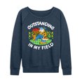 thumbnail image 1 of Garfield - Outstanding In My Field - Women's Lightweight French Terry Long Sleeve Shirt, 1 of 5