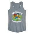 thumbnail image 1 of Garfield - Outstanding In My Field - Women's Racerback Tank Top, 1 of 4