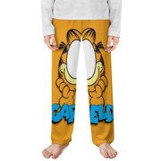 CELGLISB77 Garfield Pajama Pants Children's Straight Leg Lounge Bottoms Printed Sleepwear Trousers for Boys Girls 110CM