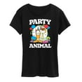 thumbnail image 1 of Garfield - Party Animal - Women's Short Sleeve Graphic T-Shirt, 1 of 5