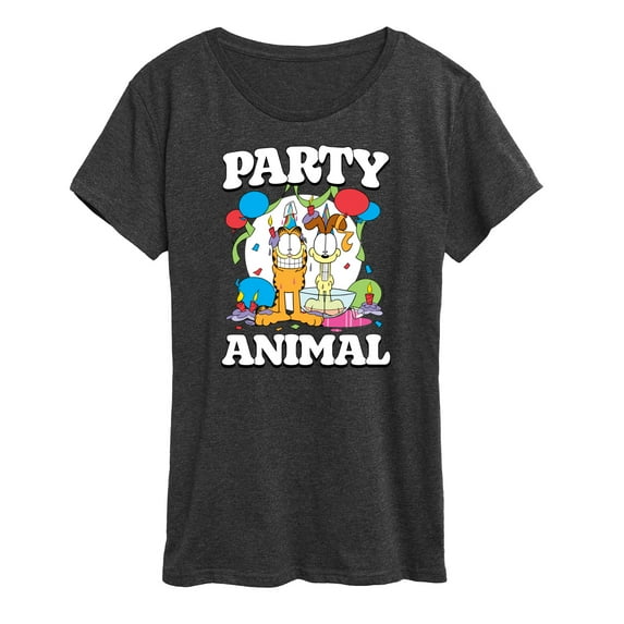 Garfield - Party Animal - Women's Short Sleeve Graphic T-Shirt