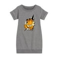thumbnail image 1 of Garfield - Peeking Out - Toddler And Youth Girls Fleece Dress, 1 of 1