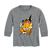 Garfield - Peeking Out - Toddler And Youth Long Sleeve Graphic T-Shirt