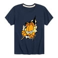 thumbnail image 1 of Garfield - Peeking Out - Toddler And Youth Short Sleeve Graphic T-Shirt, 1 of 5