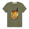 thumbnail image 1 of Garfield - Peeking Out - Toddler And Youth Short Sleeve Graphic T-Shirt, 1 of 5