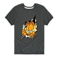 thumbnail image 1 of Garfield - Peeking Out - Toddler And Youth Short Sleeve Graphic T-Shirt, 1 of 5