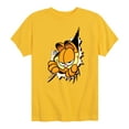 thumbnail image 1 of Garfield - Peeking Out - Toddler And Youth Short Sleeve Graphic T-Shirt, 1 of 5
