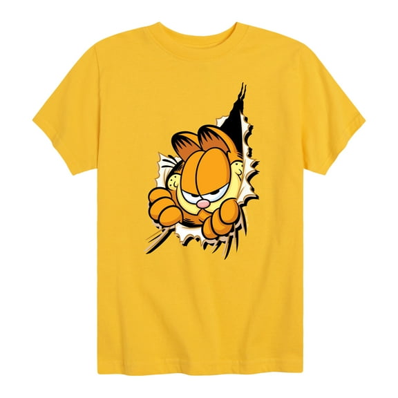 Garfield - Peeking Out - Toddler And Youth Short Sleeve Graphic T-Shirt