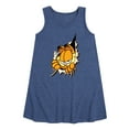 thumbnail image 1 of Garfield - Peeking Out - Toddler and Youth Girls A-line Dress, 1 of 5