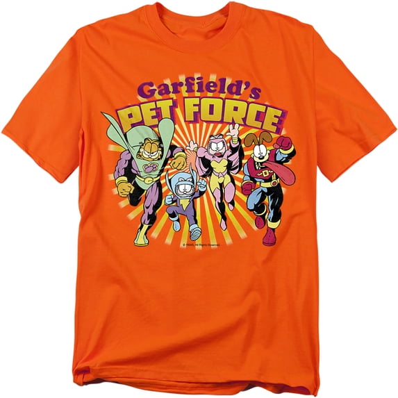 Garfield T-Shirt Pet Force Burst Unisex Graphic Tee For Men & Women