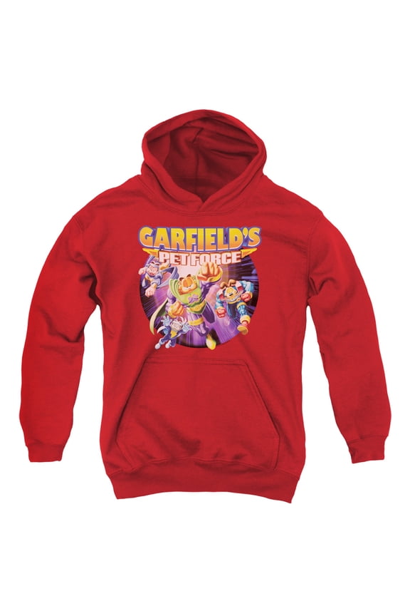 Garfield - Pet Force Four - Youth Hooded Sweatshirt - Small