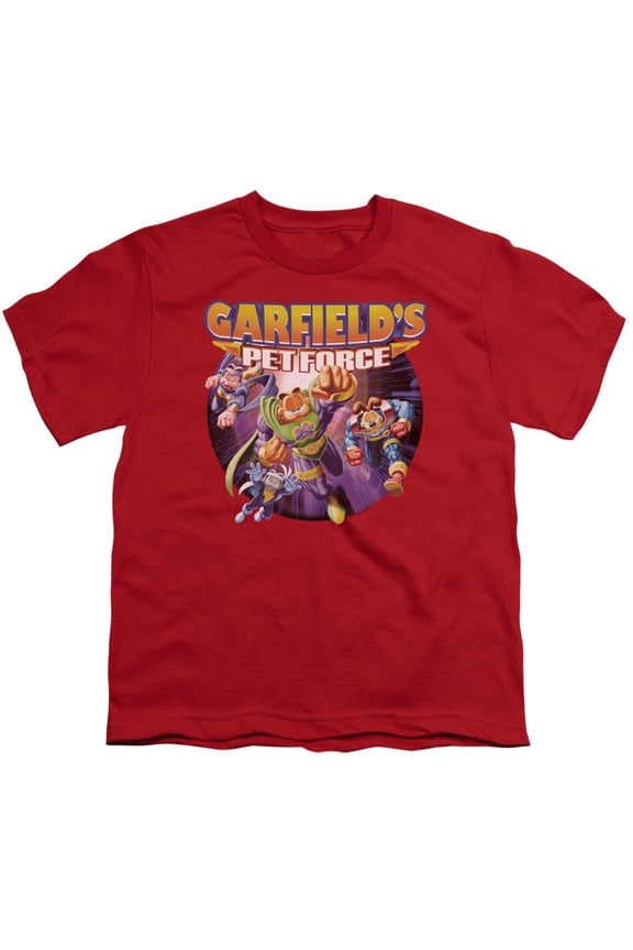 Garfield - Pet Force Four - Youth Short Sleeve Shirt - Small