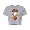 thumbnail image 1 of Garfield - Pixel Odie - Juniors Cropped Cotton Blend T-Shirt, 1 of 5
