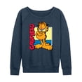 thumbnail image 1 of Garfield - Pixel Square - Women's Lightweight French Terry Long Sleeve Shirt, 1 of 5