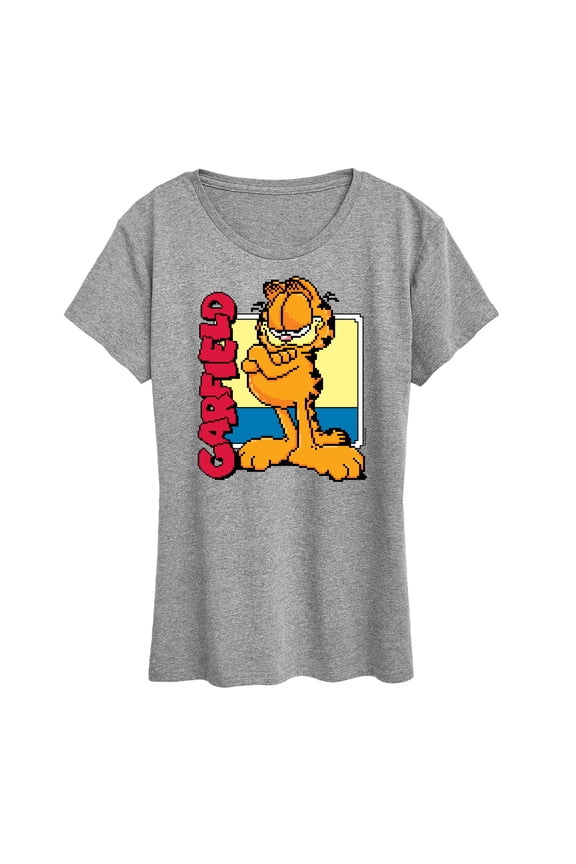 - Pixel Square Short Sleeve Graphic T-Shirt