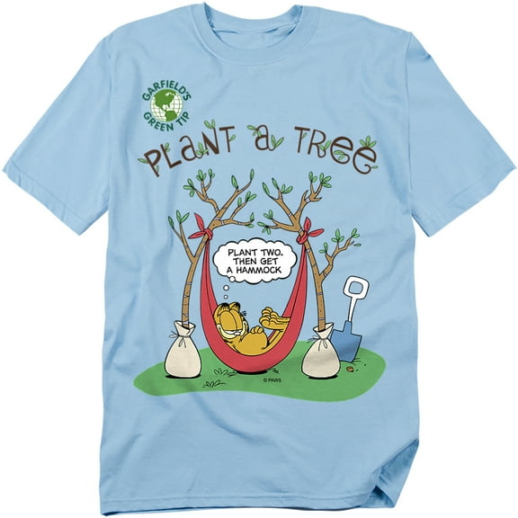 Garfield T-Shirt Plant A Tree Unisex Graphic Tee For Men & Women