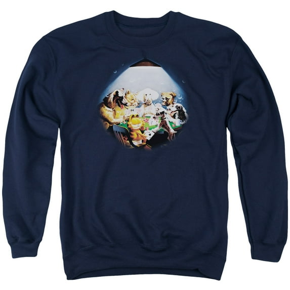 Garfield - Playing With The Big Dogs - Crewneck Sweatshirt - Small