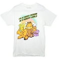 thumbnail image 1 of Garfield & Pooky I'm A Friday Person in A Monday World Men's T-Shirt (XL), 1 of 4