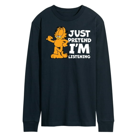 Garfield - Pretend I'm Listening - Men's Long Sleeve T-Shirt