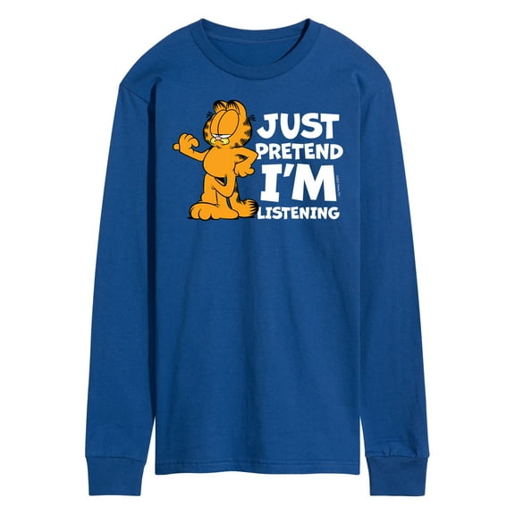 Garfield - Pretend I'm Listening - Men's Long Sleeve T-Shirt