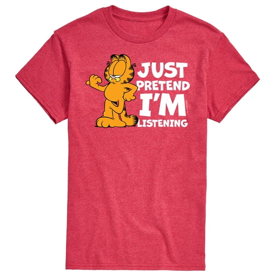 Garfield - Pretend I'm Listening - Men's Short Sleeve Graphic T-Shirt