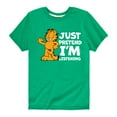 thumbnail image 1 of Garfield - Pretend I'm Listening - Toddler And Youth Short Sleeve Graphic T-Shirt, 1 of 5
