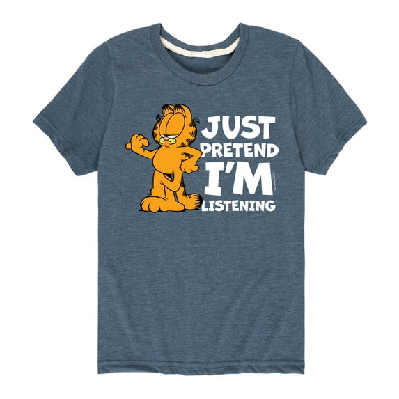 Garfield - Pretend I'm Listening - Toddler And Youth Short Sleeve Graphic T-Shirt
