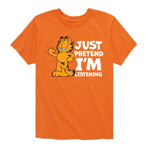 Garfield - Pretend I'm Listening - Toddler And Youth Short Sleeve Graphic T-Shirt
