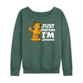 thumbnail image 1 of Garfield - Pretend Im Listening - Women's Lightweight French Terry Long Sleeve Shirt, 1 of 5
