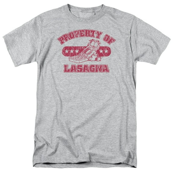 Garfield - Property Of Lasagna - Short Sleeve Shirt - Small