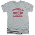 thumbnail image 1 of Garfield - Property Of Lasagna - Slim Fit V Neck Shirt - X-Large, 1 of 2