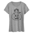 thumbnail image 1 of Garfield - Pumpkin Art - Women's Short Sleeve Graphic T-Shirt, 1 of 5