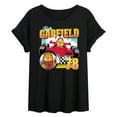 thumbnail image 1 of Garfield - Racing Garfield - Women's Oversized Graphic T-Shirt, 1 of 5