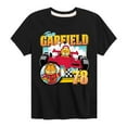 thumbnail image 1 of Garfield - Racing Garfield - Youth And Toddler Short Sleeve Graphic T-Shirt, 1 of 5