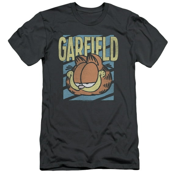 Garfield Rad Garfield S/S Adult 30/1 T-Shirt Charcoal