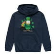 thumbnail image 1 of Garfield Rainbow Shamrocks - Men's Pullover Hooded Fleece Sweatshirt, 1 of 4