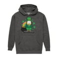 thumbnail image 1 of Garfield Rainbow Shamrocks - Men's Pullover Hooded Fleece Sweatshirt, 1 of 5