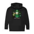 thumbnail image 1 of Garfield Rainbow Shamrocks - Men's Pullover Hooded Fleece Sweatshirt, 1 of 5
