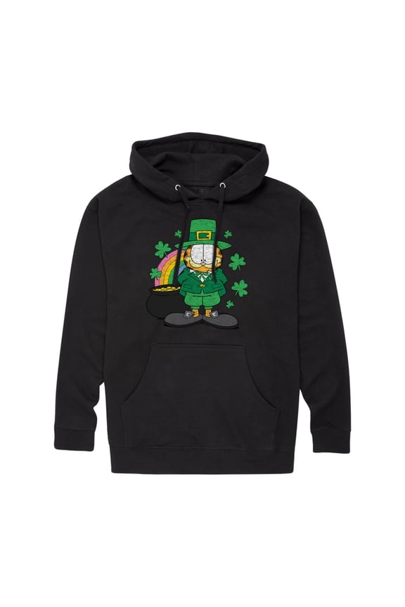 Rainbow Shamrocks - Men's Pullover Hooded Fleece Sweatshirt