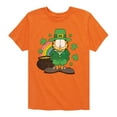 thumbnail image 1 of Garfield - Rainbow Shamrocks - Toddler And Youth Short Sleeve Graphic T-Shirt, 1 of 5