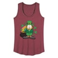 thumbnail image 1 of Garfield - Rainbow Shamrocks - Women's Racerback Tank Top, 1 of 4