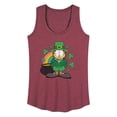thumbnail image 1 of Garfield - Rainbow Shamrocks - Women's Racerback Tank Top, 1 of 4