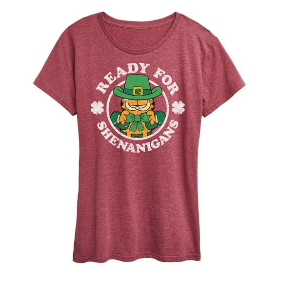 Garfield - Ready For Shenanigans - Women's Short Sleeve Graphic T-Shirt