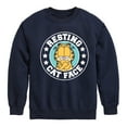 thumbnail image 1 of Garfield - Resting Cat Face - Toddler And Youth Crewneck Fleece Sweatshirt, 1 of 5