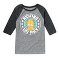 thumbnail image 1 of Garfield - Resting Cat Face - Toddler And Youth Raglan Graphic T-Shirt, 1 of 4