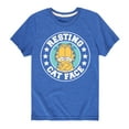 thumbnail image 1 of Garfield - Resting Cat Face - Toddler And Youth Short Sleeve Graphic T-Shirt, 1 of 5