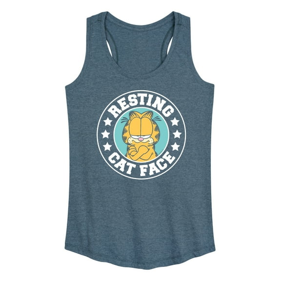 Garfield - Resting Cat Face - Women's Racerback Tank Top