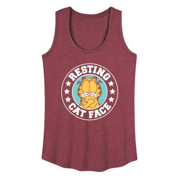 Garfield - Resting Cat Face - Women's Racerback Tank Top