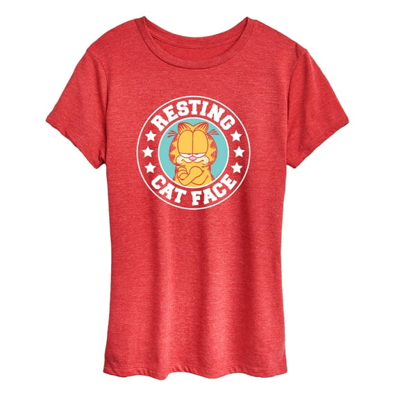 Garfield - Resting Cat Face - Women's Short Sleeve Graphic T-Shirt